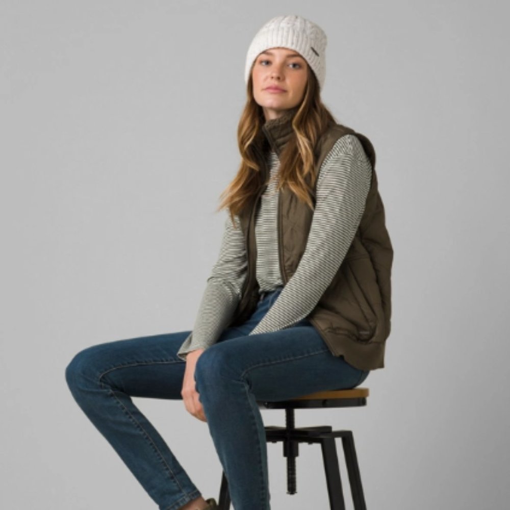 prAna Esla Vest Slate Green